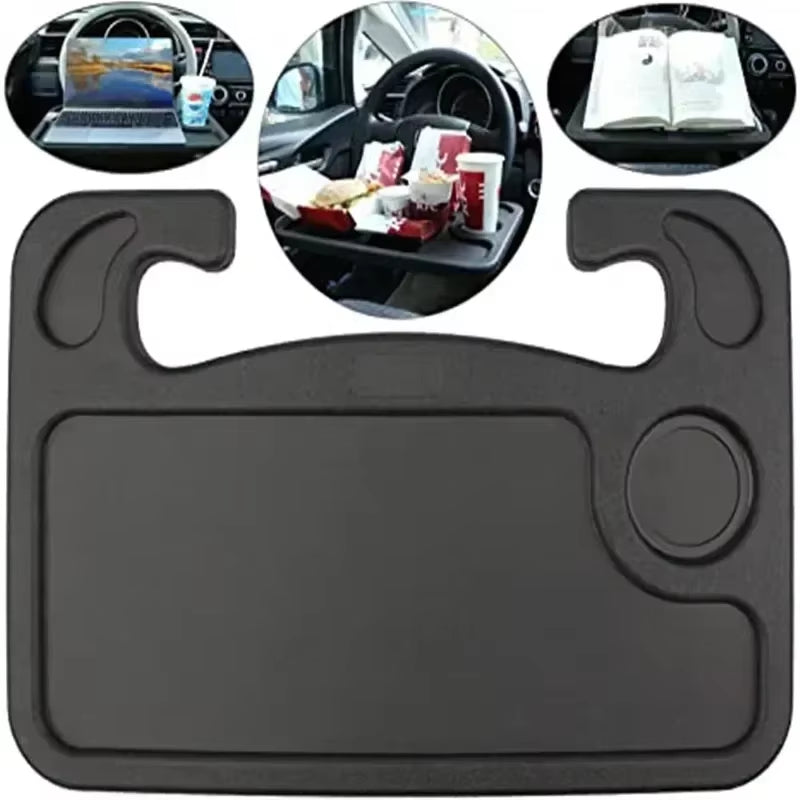 Portable Car Laptop Computer Desk Mount Stand Foldable Steering Wheel Dining Table Bracket Drink Food Coffee Tray Board Amagi