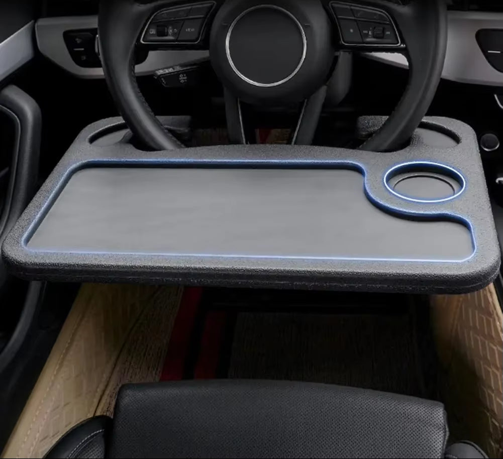 Portable Car Laptop Computer Desk Mount Stand Foldable Steering Wheel Dining Table Bracket Drink Food Coffee Tray Board Amagi