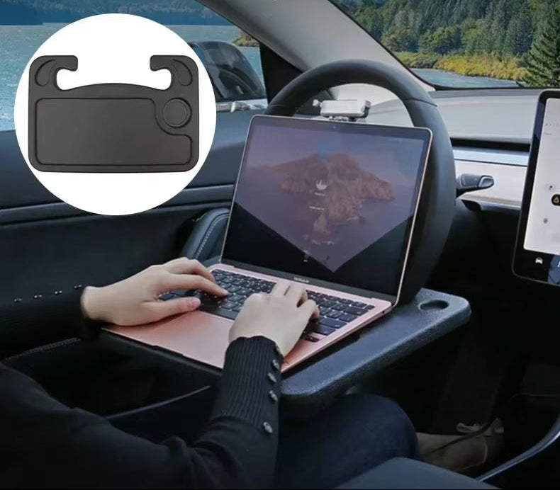 Portable Car Laptop Computer Desk Mount Stand Foldable Steering Wheel Dining Table Bracket Drink Food Coffee Tray Board Amagi